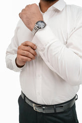 White Formal Cotton Shirt